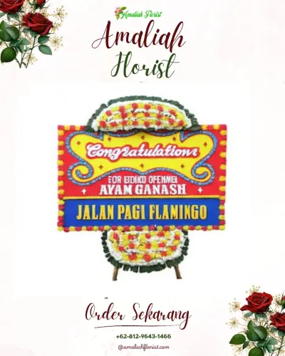 Bunga Papan Congratulation di Karangseneng
